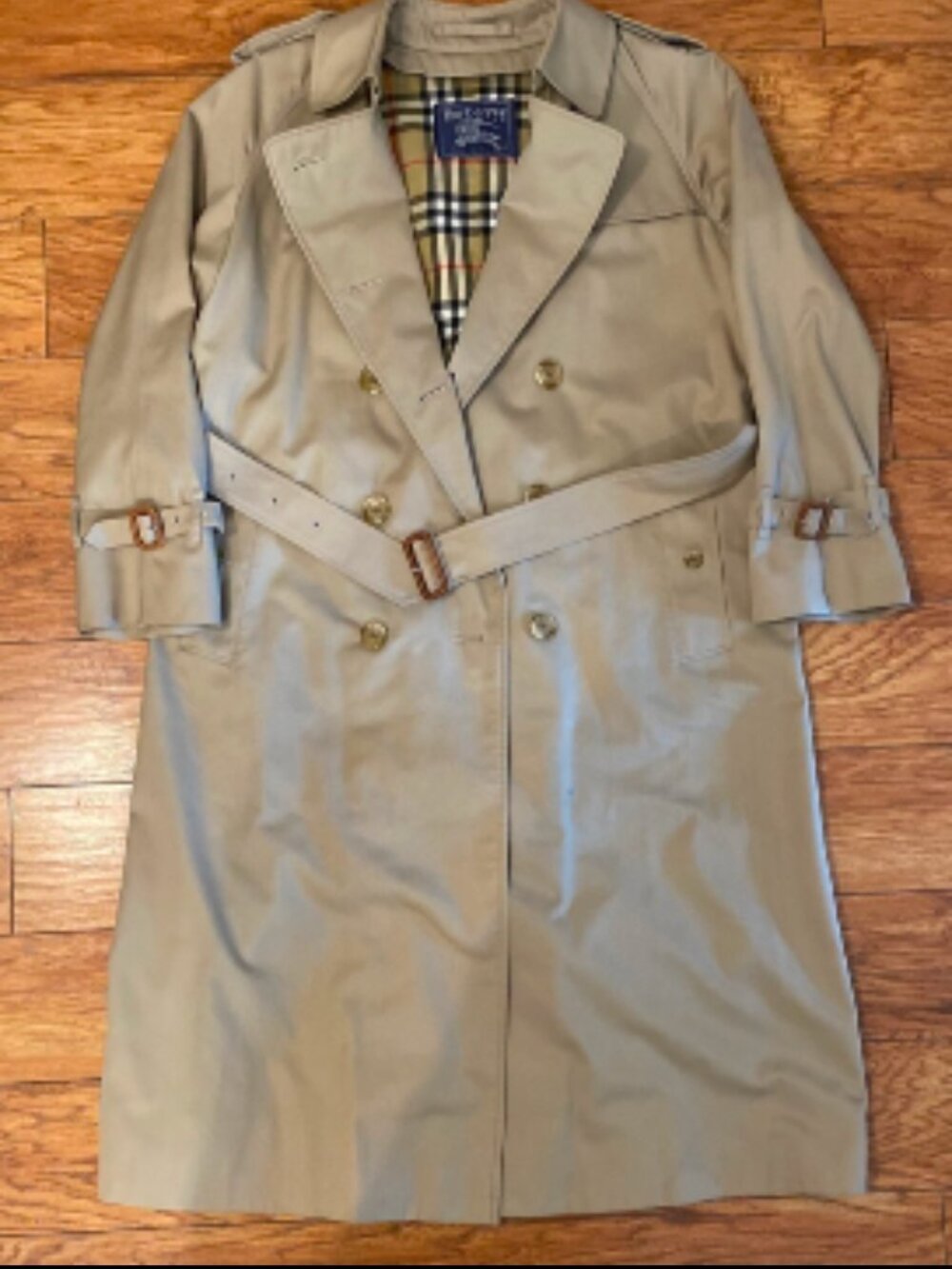 Burberrys' 1985 Trench Raincoat with zipped in lining - Picture 1 of 14